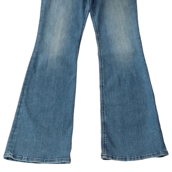 NEW Current Elliot High Rise Flare Denim Blue Jeans NWT Women's Size 27 - Picture 6 of 12